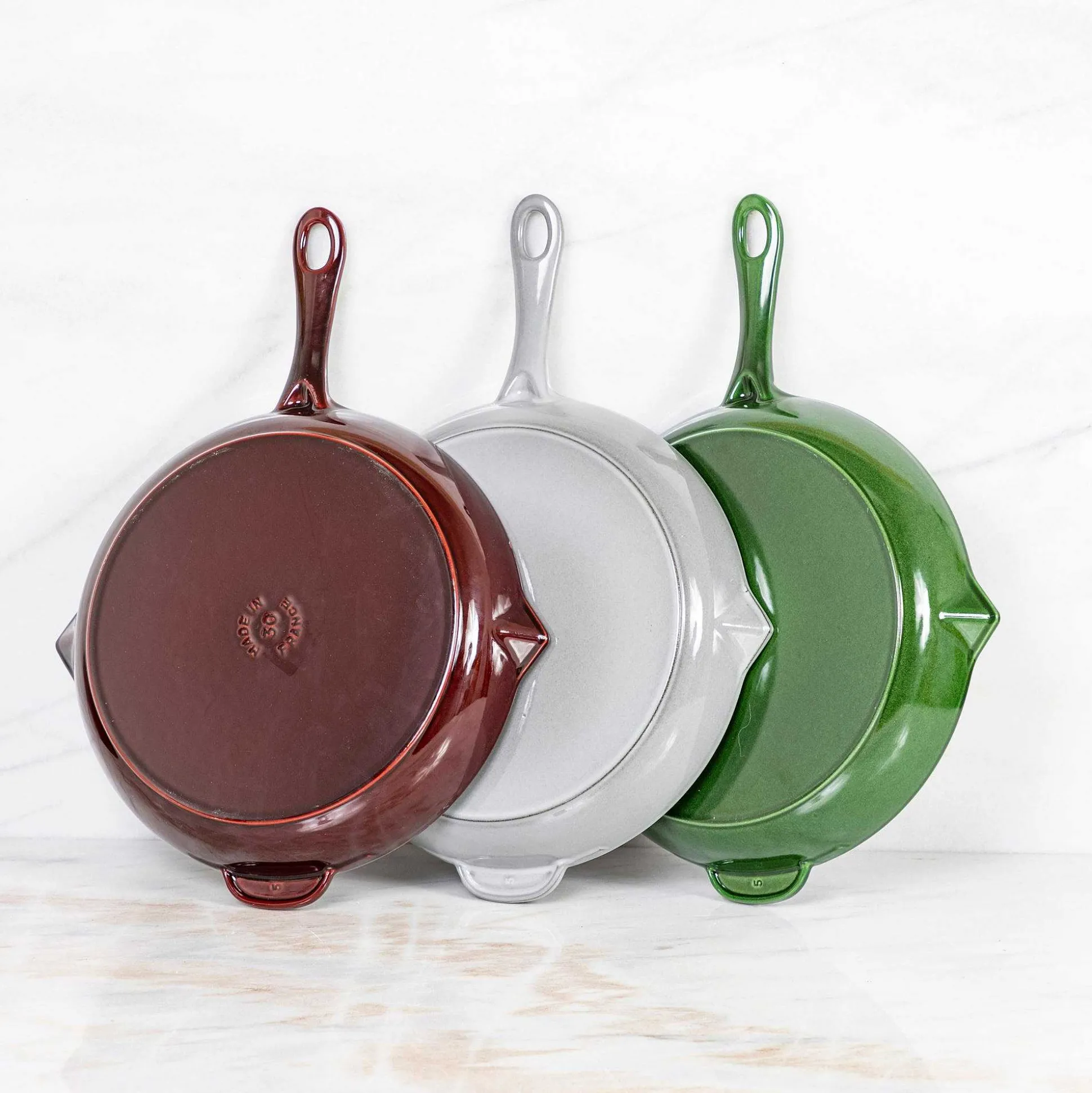 Staub Fry Pan, 12", Basil