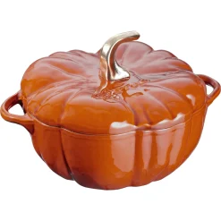 Staub Pumpkin Cocotte, 3.5qt, Burnt Orange^Be Home Clearance