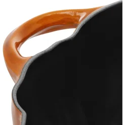 Staub Pumpkin Cocotte, 3.5qt, Burnt Orange^Be Home Clearance
