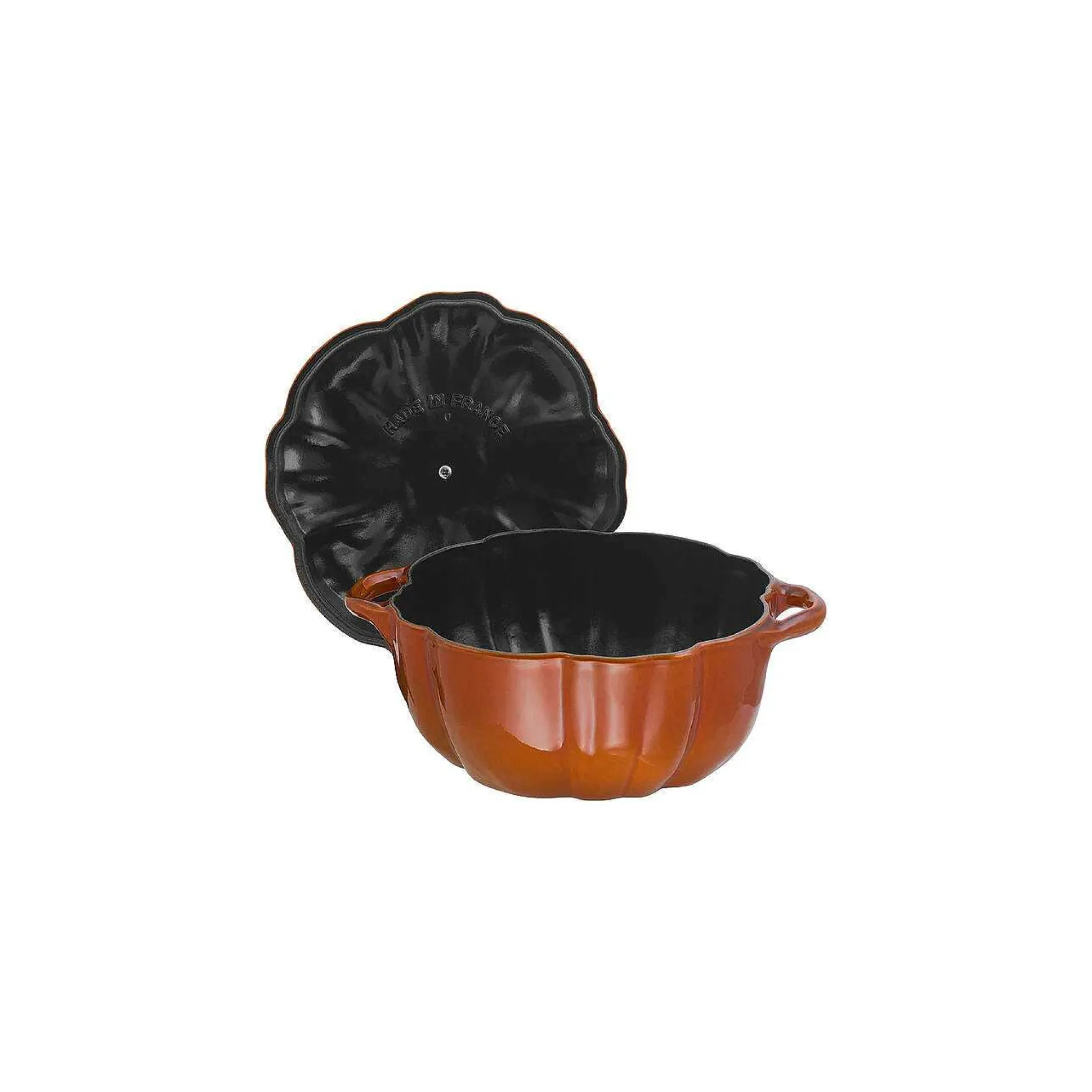 Staub Pumpkin Cocotte, 3.5qt, Burnt Orange