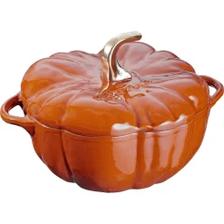 Staub Pumpkin Cocotte, 3.5qt, Burnt Orange