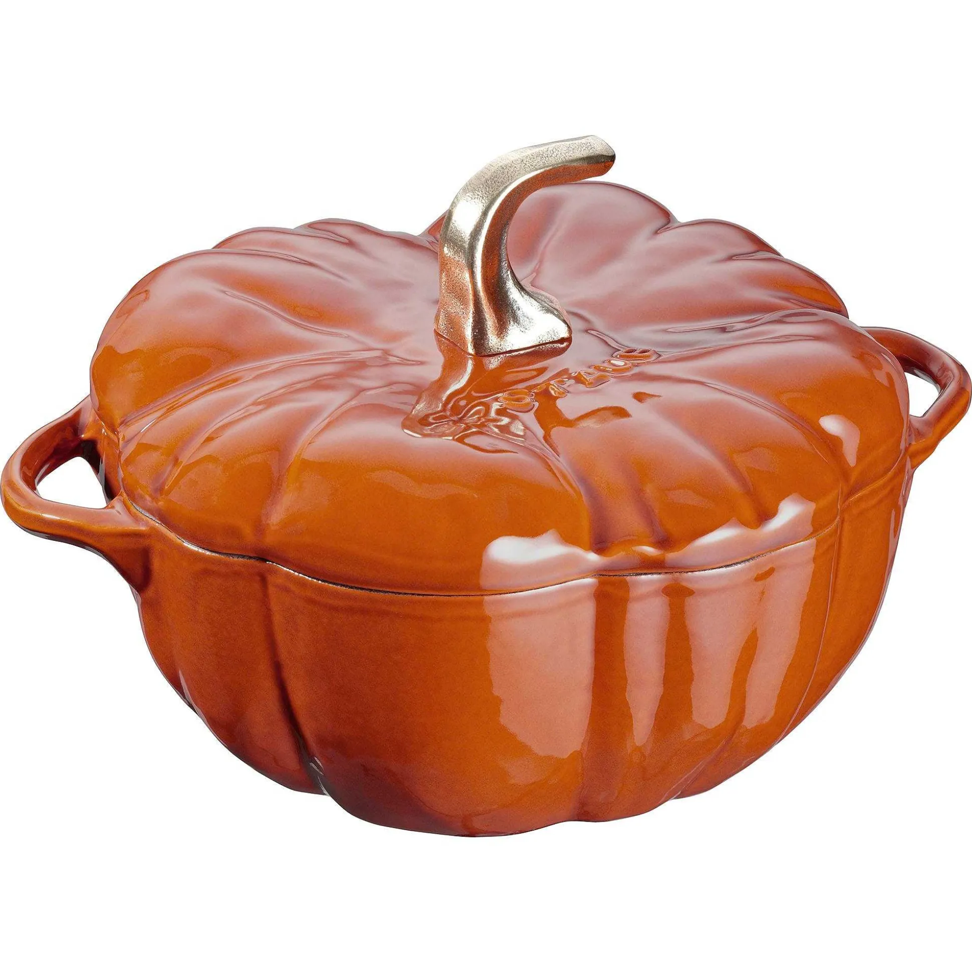 Staub Pumpkin Cocotte, 3.5qt, Burnt Orange