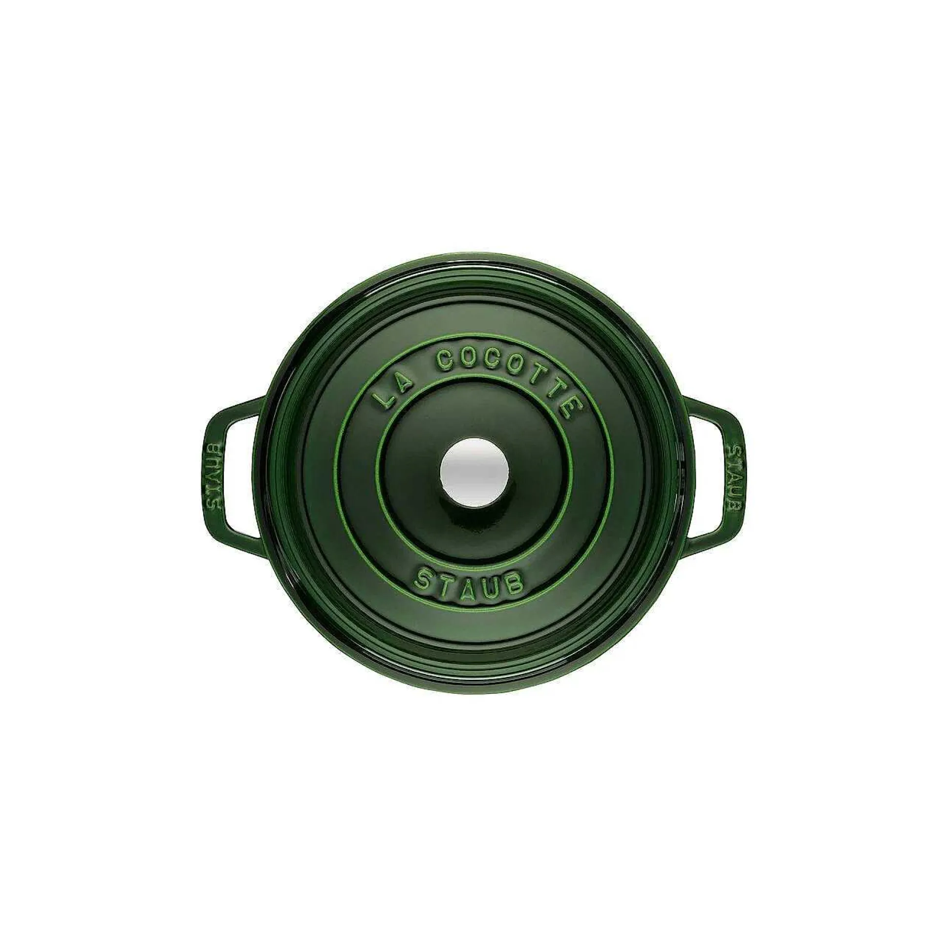 Staub Round Cocotte, 4qt, Basil