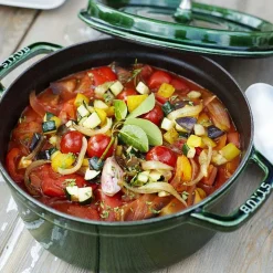 Staub Round Cocotte, 7qt, Basil