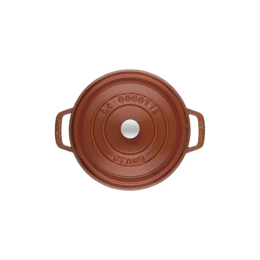 Staub Round Cocotte, 7qt, Burnt Orange