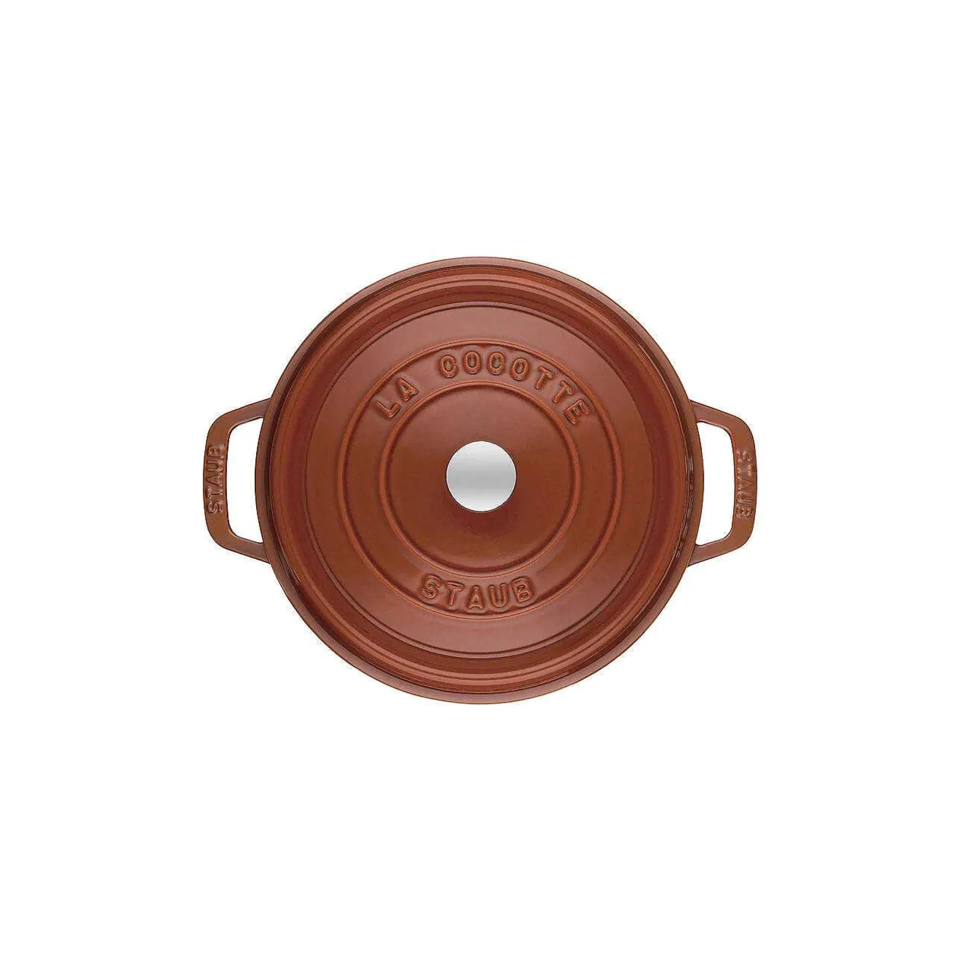 Staub Round Cocotte, 7qt, Burnt Orange