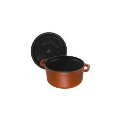 Staub Round Cocotte, 7qt, Burnt Orange