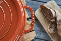 Staub Round Cocotte, 7qt, Burnt Orange