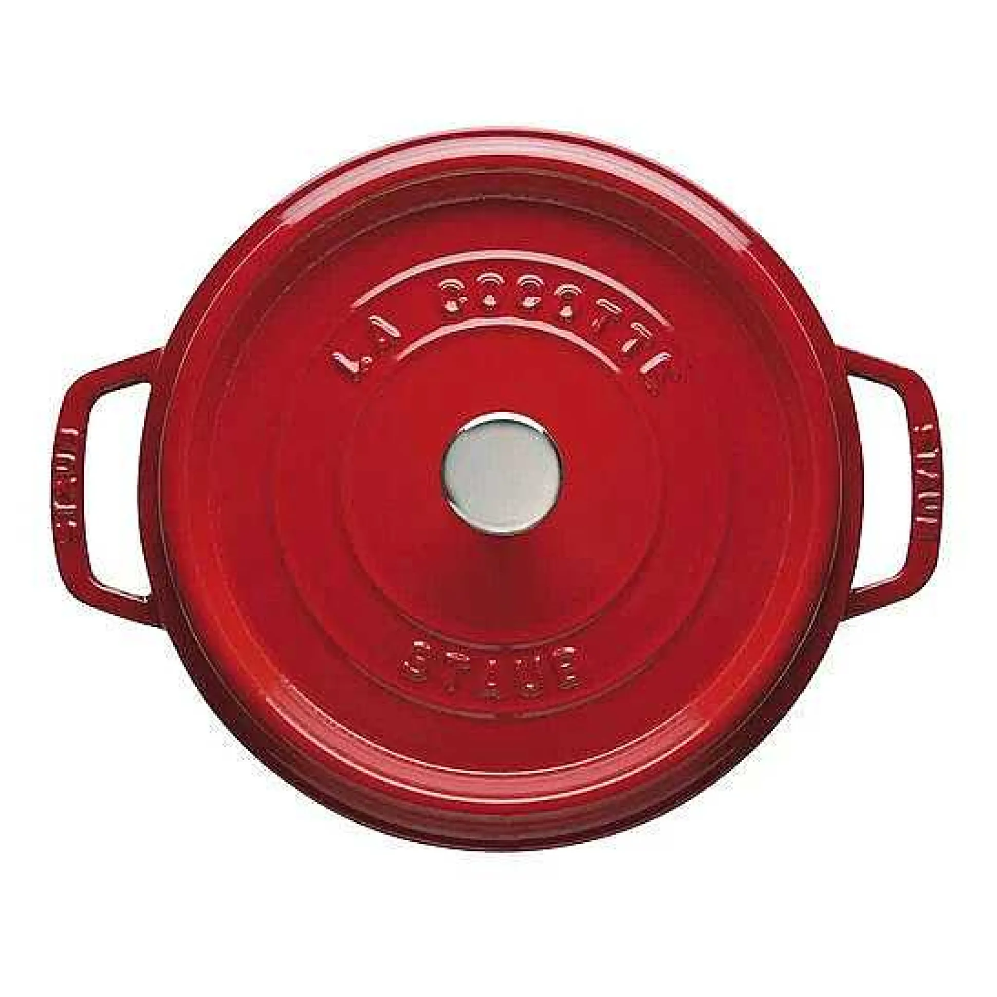 Staub Round Cocotte, 7qt, Cherry