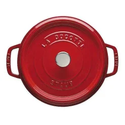 Staub Round Cocotte, 7qt, Cherry