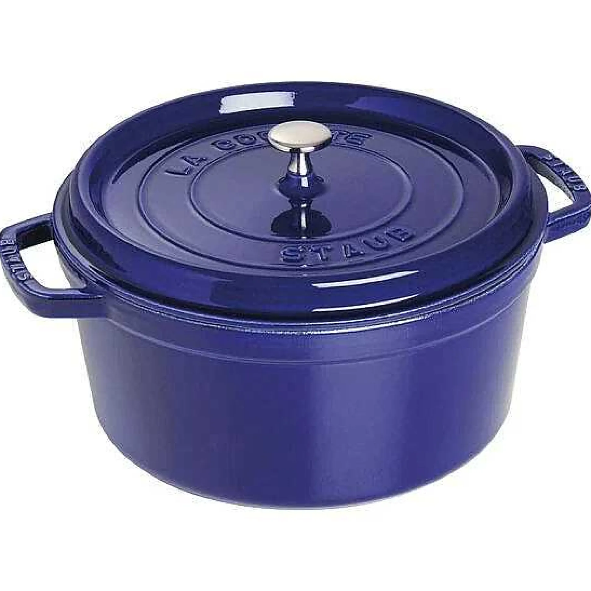 Staub Round Cocotte, 7qt, Dark Blue