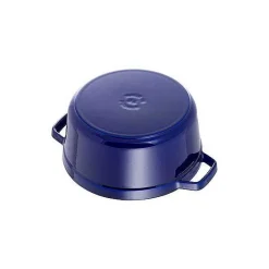 Staub Round Cocotte, 7qt, Dark Blue