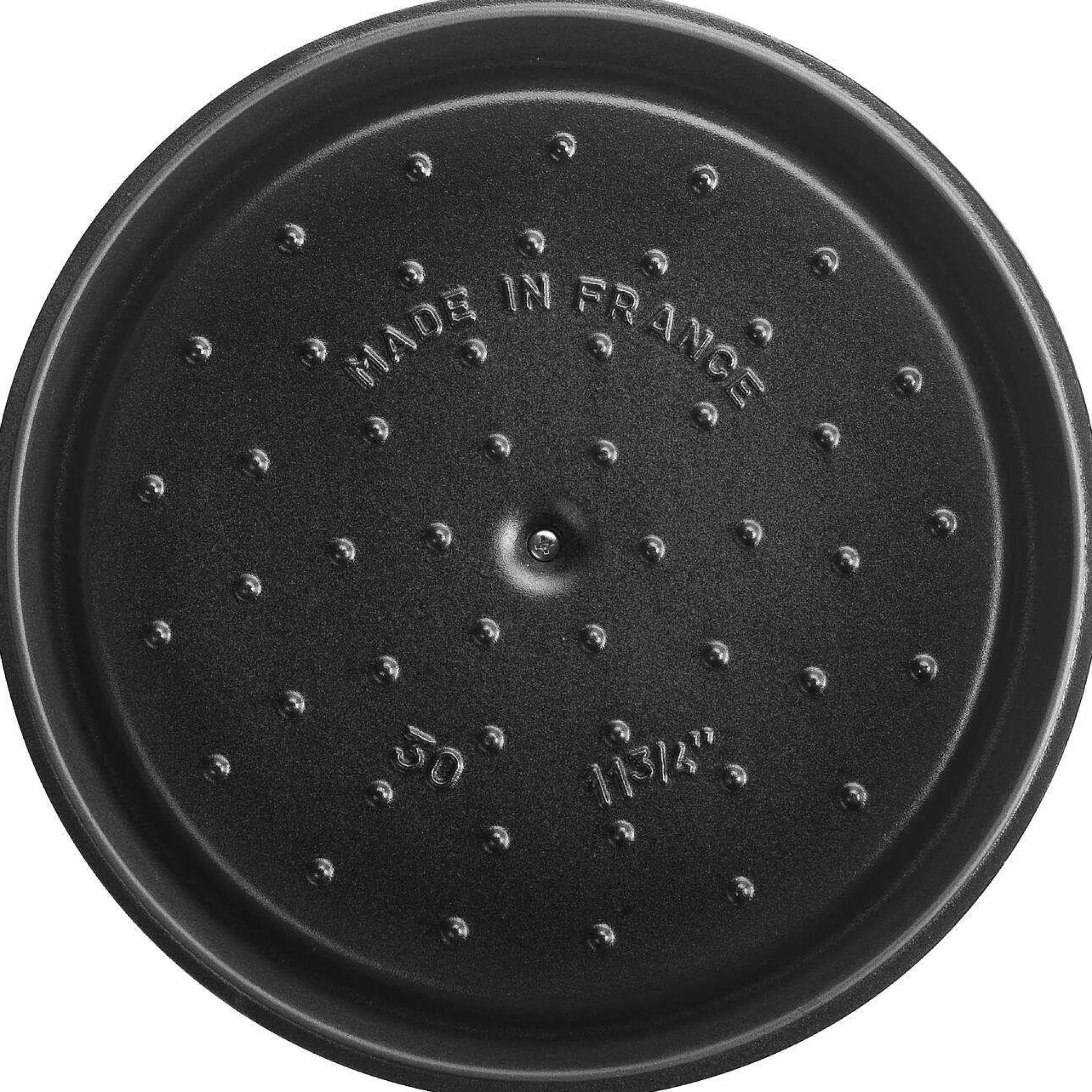 Staub Round Cocotte, 9qt, Graphite Grey