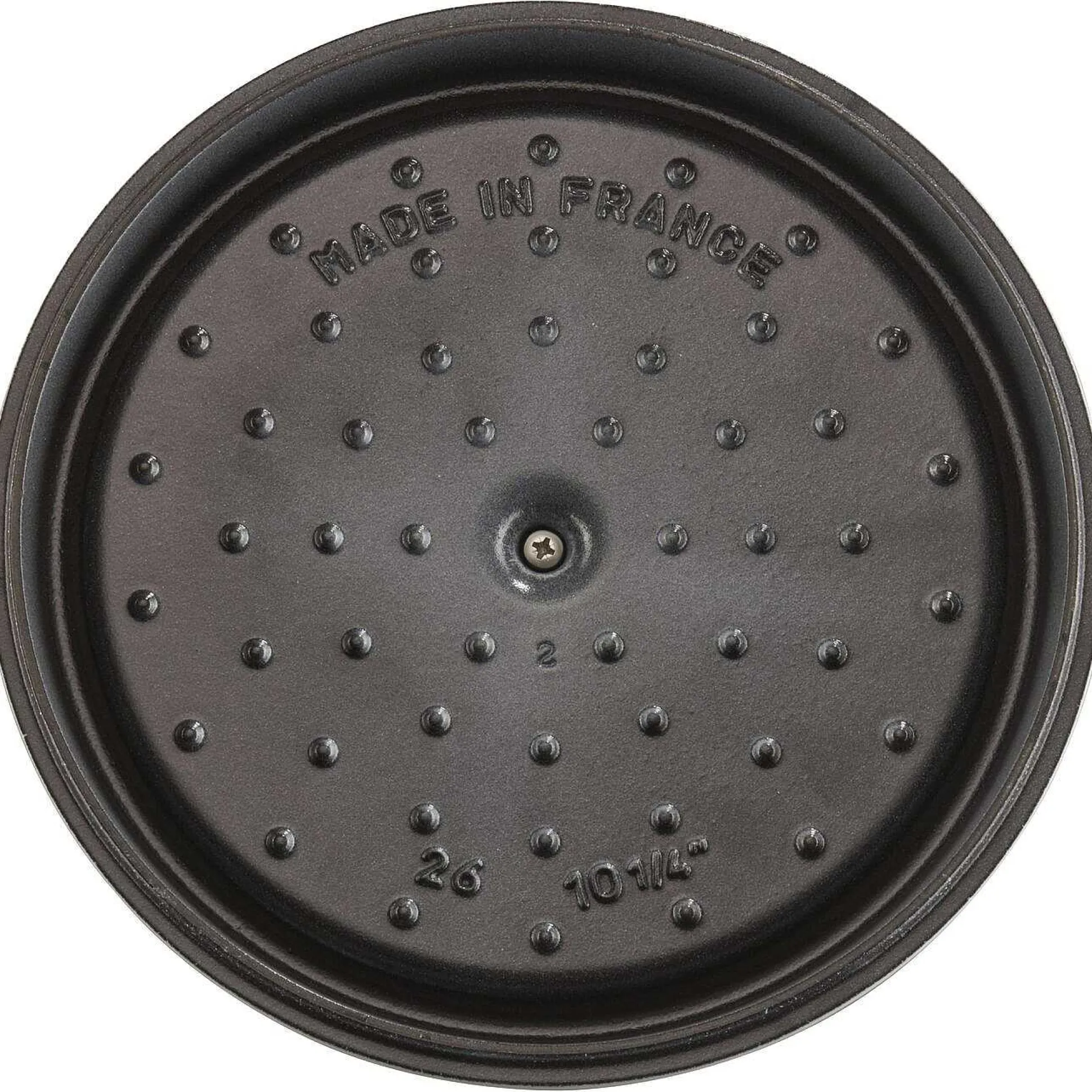 Staub Round Cocotte, 7qt, White