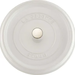 Staub Round Cocotte, 7qt, White