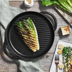 Staub Round Double Handle Pure Grill, 10