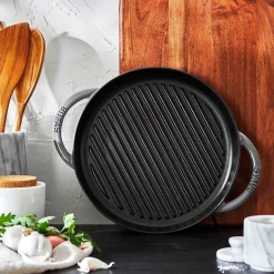 Staub Round Double Handle Pure Grill, 10