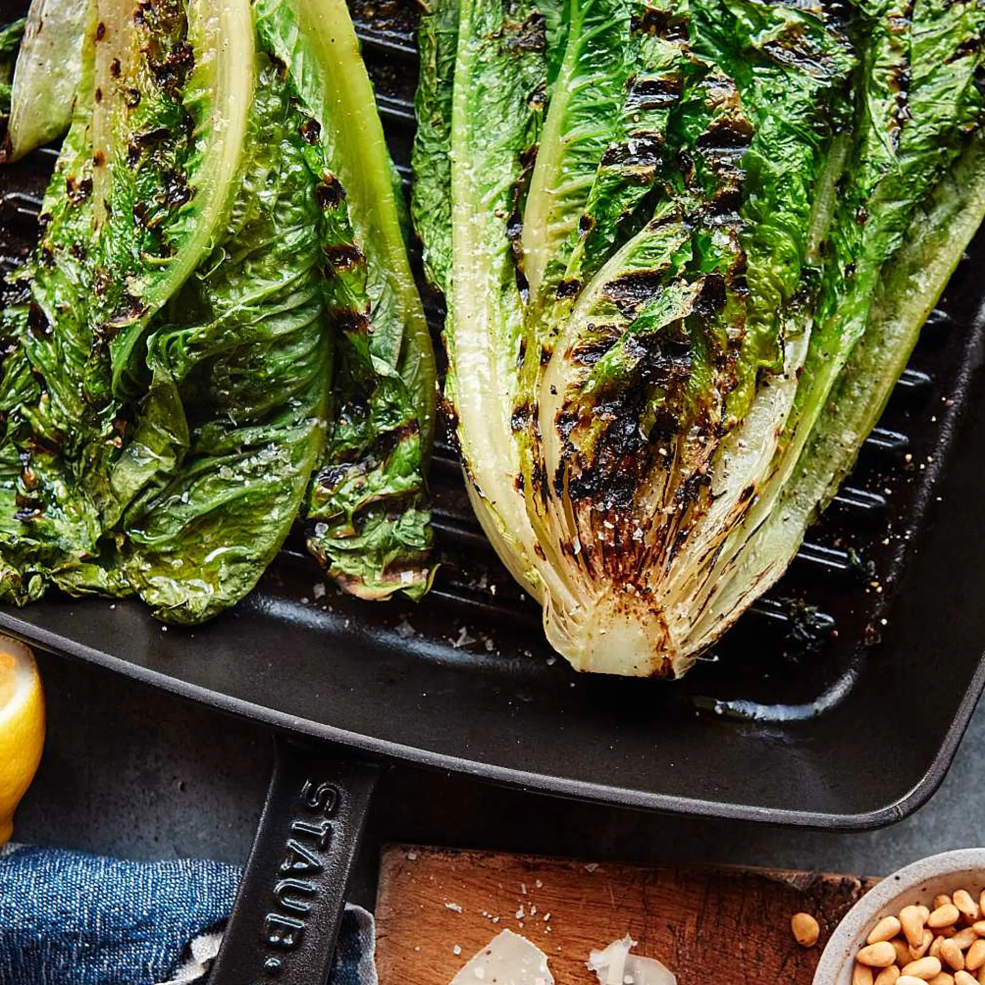 Staub Square Grill Pan, 10", Black