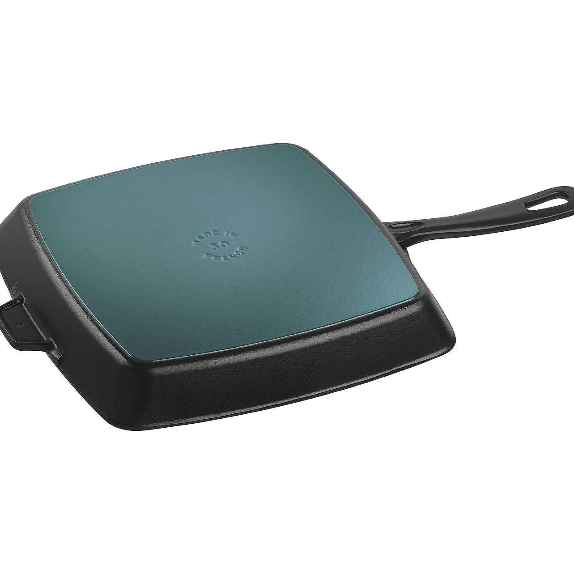 Staub Square Grill Pan, 12", Black