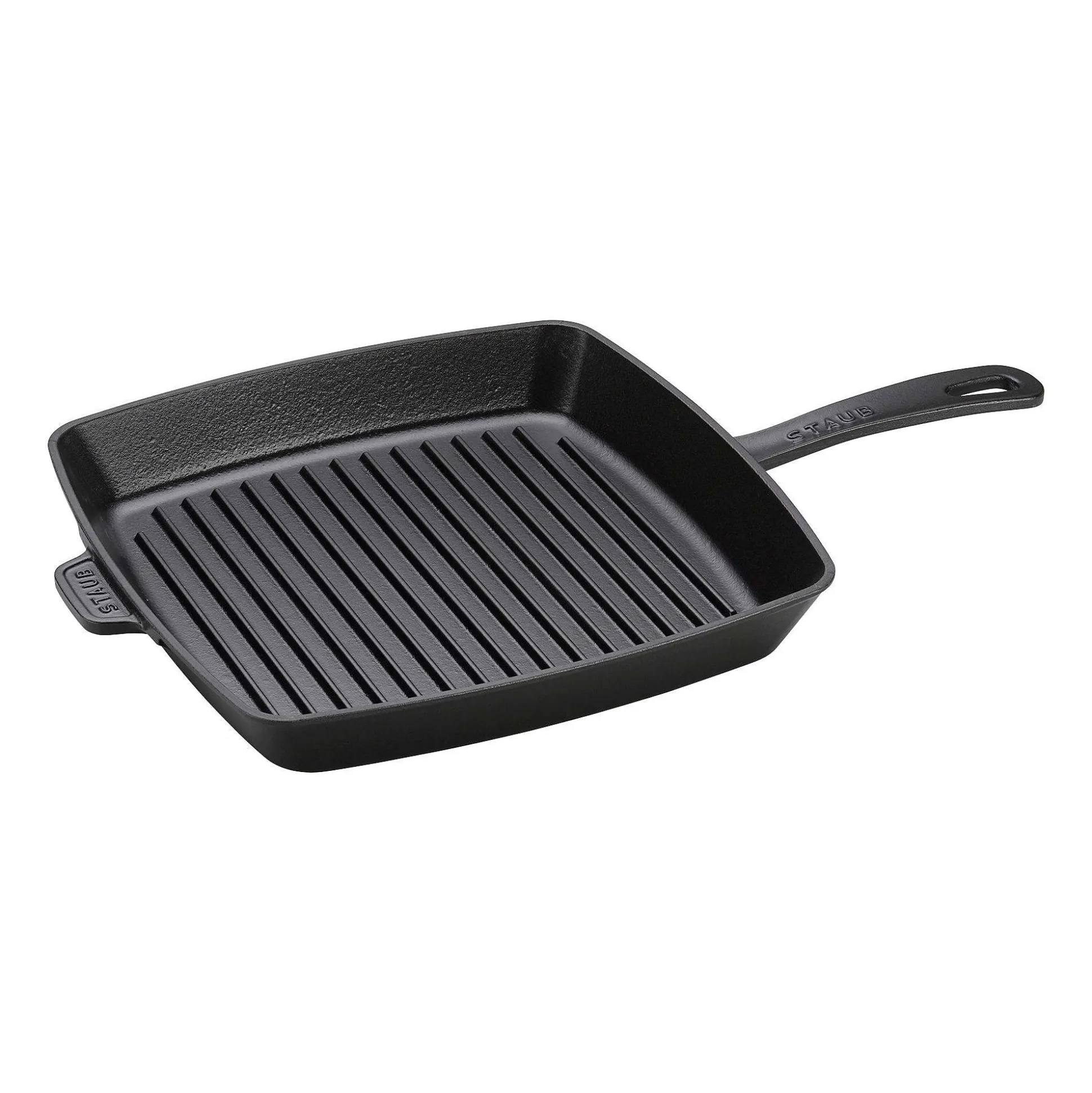 Staub Square Grill Pan, 12", Black