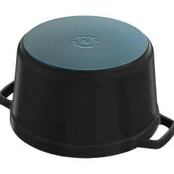 Staub Tall Cocotte, 5 qt, Black