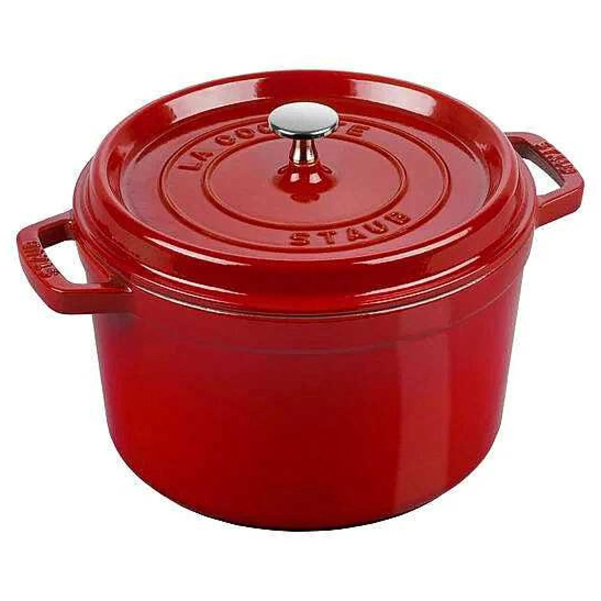 Staub Tall Cocotte, 5 qt, Cherry