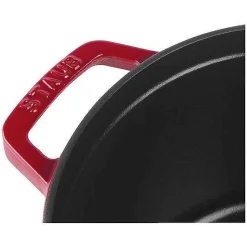 Staub Tall Cocotte, 5 qt, Cherry