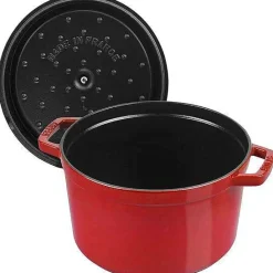 Staub Tall Cocotte, 5 qt, Cherry