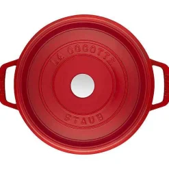 Staub Tall Cocotte, 5 qt, Cherry