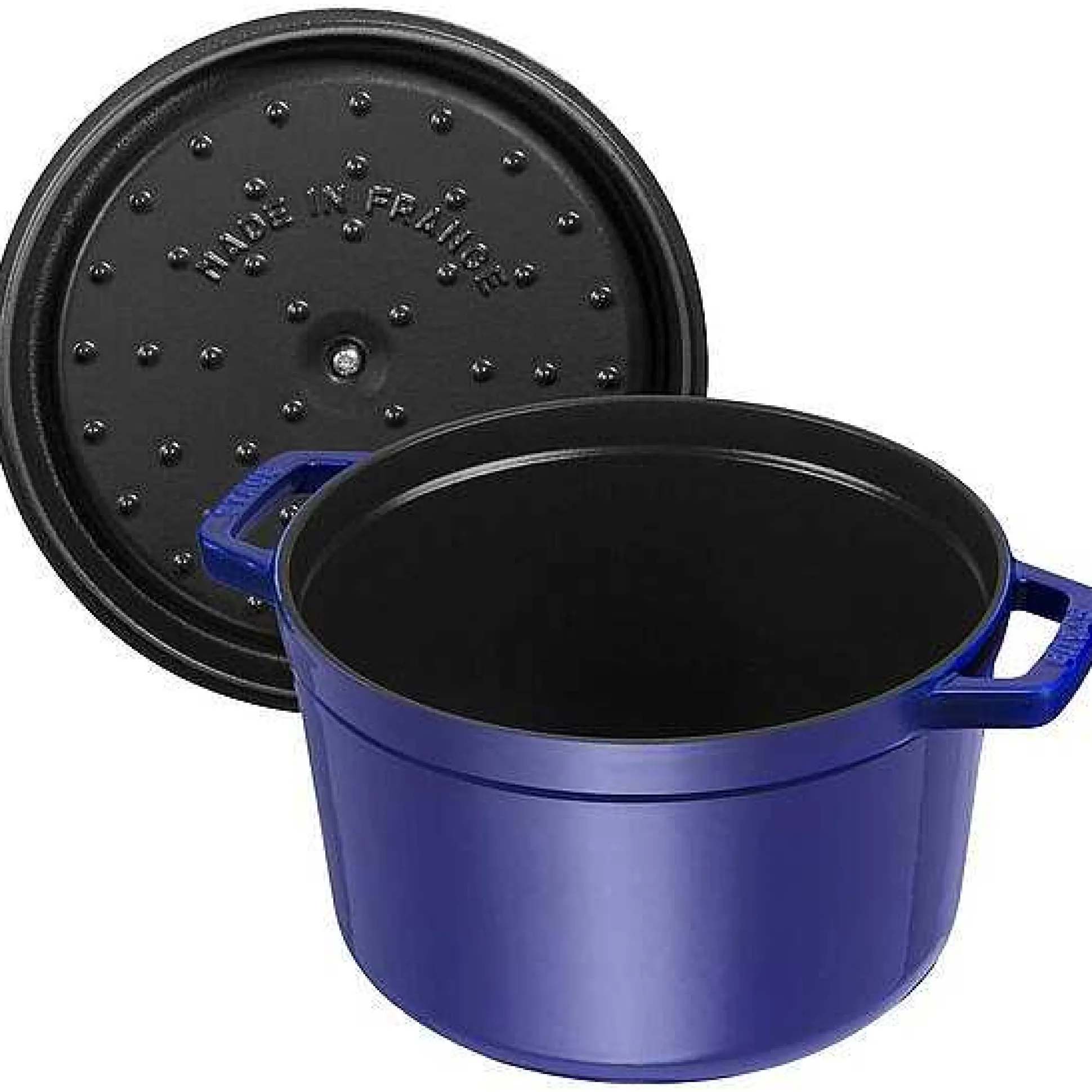 Staub Tall Cocotte, 5 qt, Dark Blue