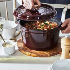 Staub Tall Cocotte, 5 qt, Grenadine