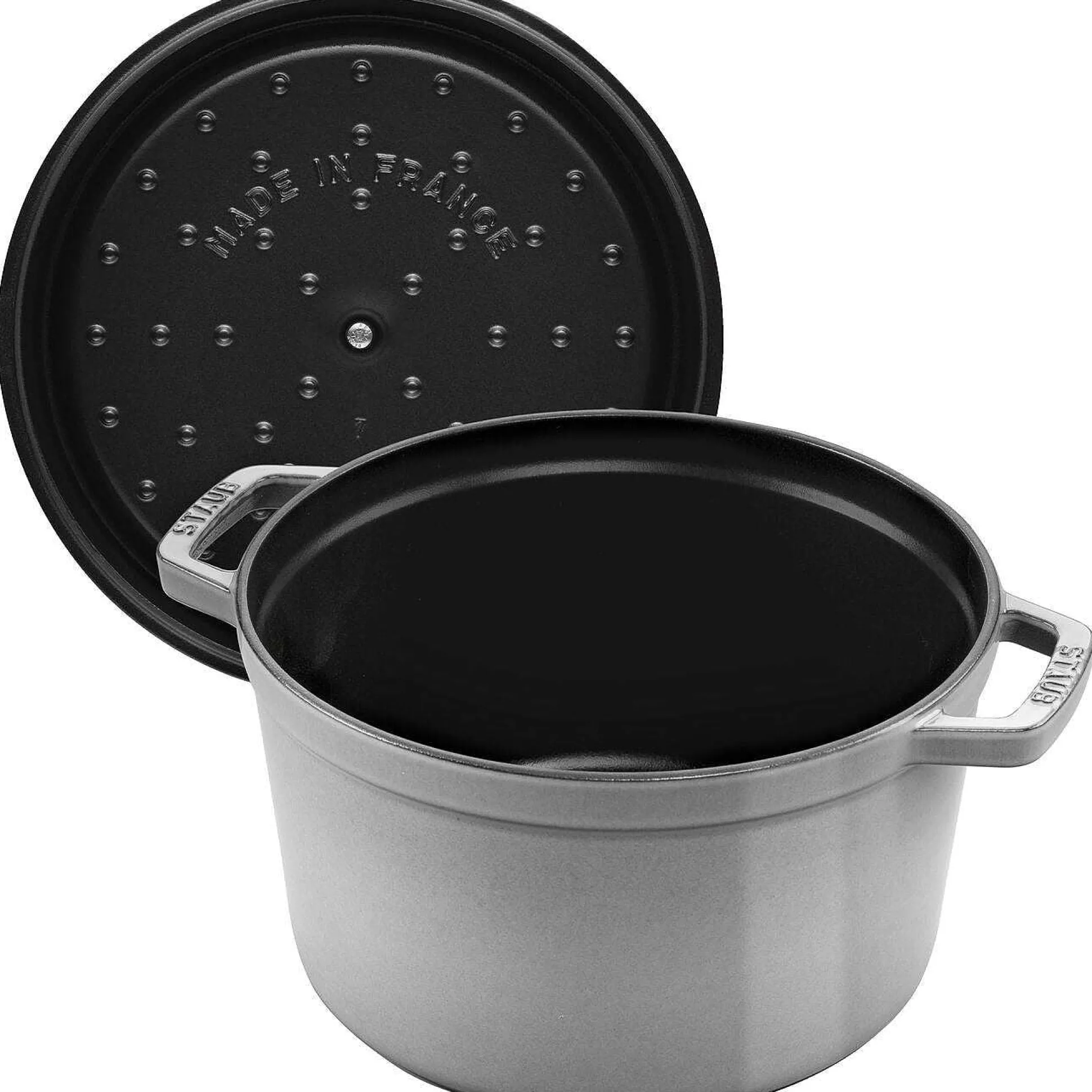 Staub Tall Cocotte, 5 qt, Graphite