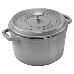 Staub Tall Cocotte, 5 qt, Graphite