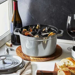 Staub Tall Cocotte, 5 qt, Graphite