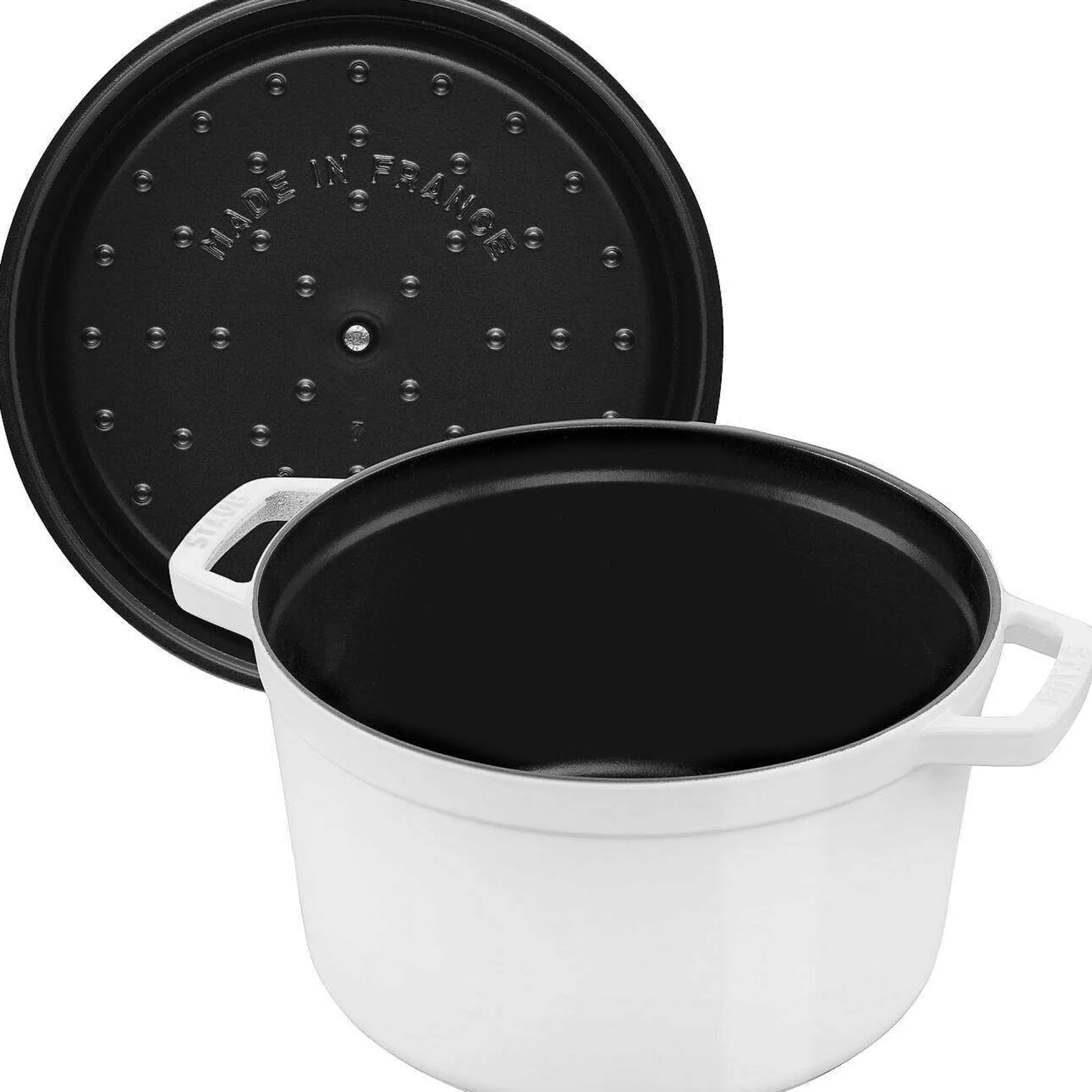 Staub Tall Cocotte, 5 qt, White