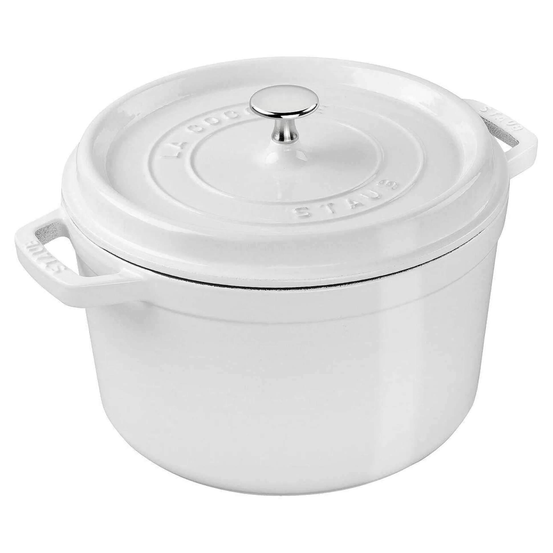 Staub Tall Cocotte, 5 qt, White