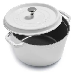 Staub Tall Cocotte, 5 qt, White