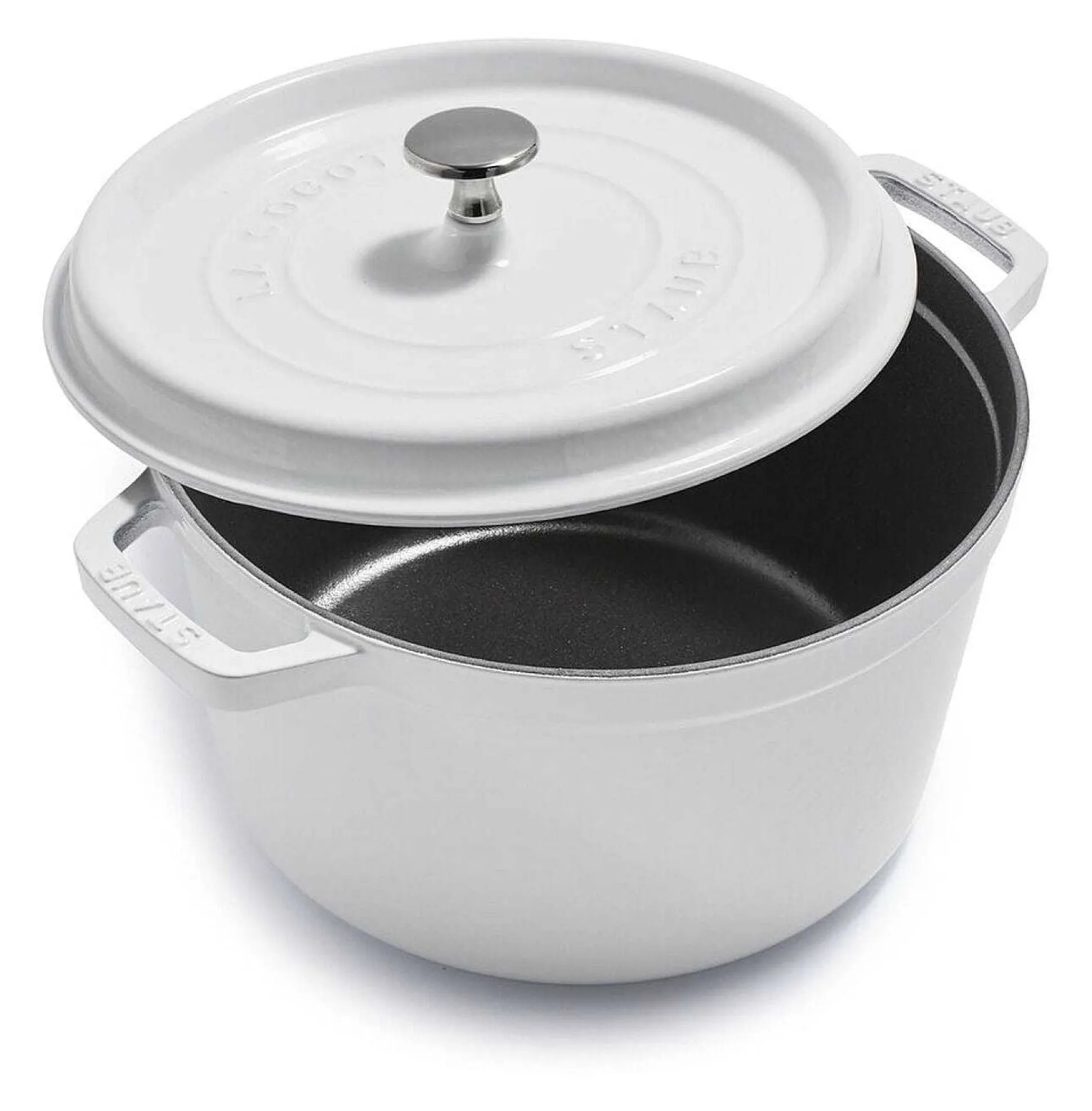 Staub Tall Cocotte, 5 qt, White