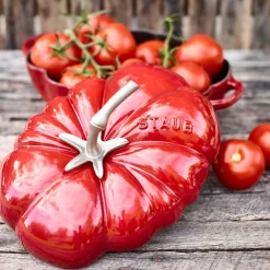 Staub Tomato Cocotte, 3qt, Grenadine