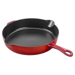 Staub Traditional Deep Skillet, 11'', Cherry