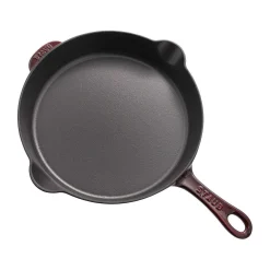Staub Traditional Deep Skillet, 11'', Grenadine
