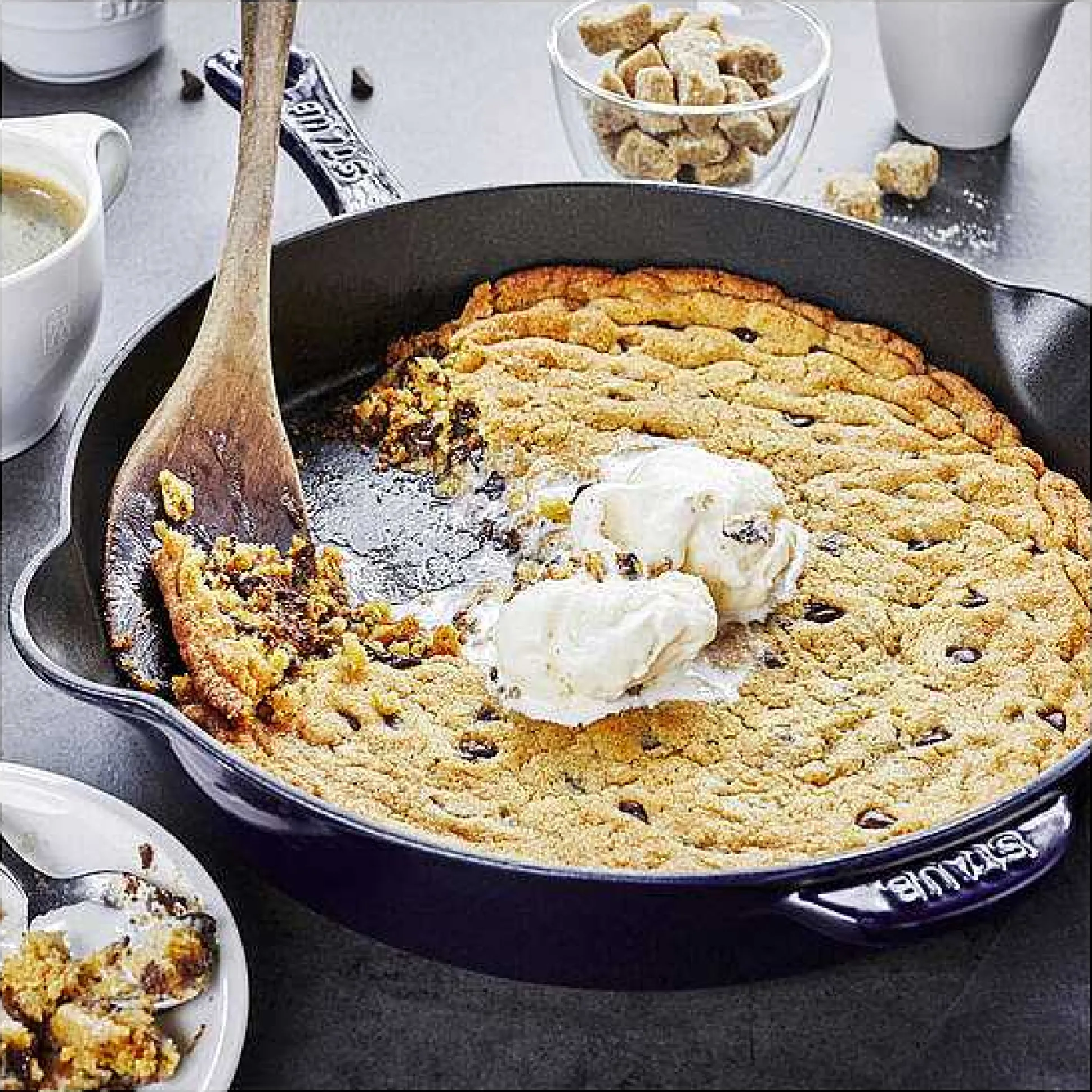 Staub Traditional Deep Skillet, 11", Dark Blue