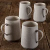 Sterling Crosshatch Mugs, Set of 4^Be Home New