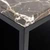 Stone Coffee Table, Dark Emperador Marble