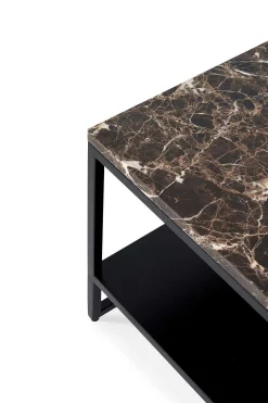 Stone Coffee Table, Dark Emperador Marble