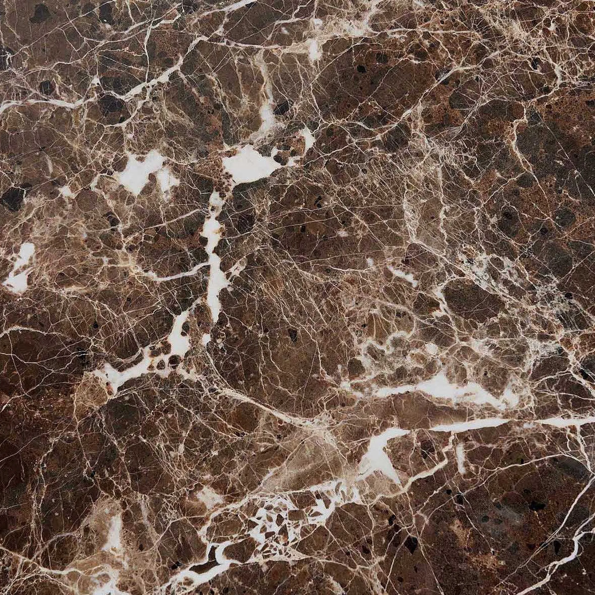 Stone Coffee Table, Dark Emperador Marble