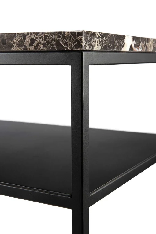 Stone Console, Dark Emperador Marble