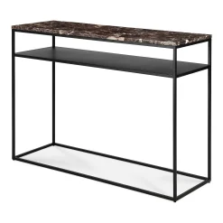 Stone Console, Dark Emperador Marble