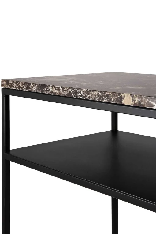 Stone Console, Dark Emperador Marble