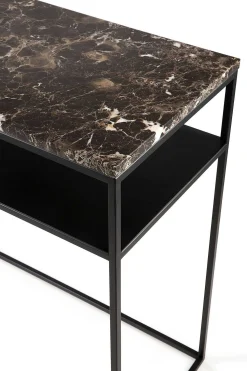 Stone Console, Dark Emperador Marble